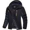 image:imageMAGCOMSEN Womens Ski Jackets Water Resistant Insulated Snow Jcakets Windproof Fleece Lined Winter Coats with Hood