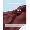 image:imageMAGCOMSEN Biker Shorts Women 8 No Front Seam Tummy Control Spandex Shorts with Pockets High Waisted Yoga Workout GymBurgundy