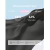 image:imageMAGCOMSEN Biker Shorts Women 8 No Front Seam Tummy Control Spandex Shorts with Pockets High Waisted Yoga Workout GymDarkgrey