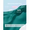 image:imageMAGCOMSEN Biker Shorts Women 8 No Front Seam Tummy Control Spandex Shorts with Pockets High Waisted Yoga Workout GymEmerald Green