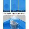 image:imageMAGCOMSEN Mens Short Sleeve Dry Fit Shirts Workout Gym Mesh Shirt Athletic Running Lightweight Performance TshirtAzure