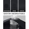 image:imageMAGCOMSEN Mens Short Sleeve Dry Fit Shirts Workout Gym Mesh Shirt Athletic Running Lightweight Performance TshirtBlack