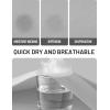 image:imageMAGCOMSEN Mens Short Sleeve Dry Fit Shirts Workout Gym Mesh Shirt Athletic Running Lightweight Performance TshirtLightgrey