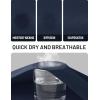 image:imageMAGCOMSEN Mens Short Sleeve Dry Fit Shirts Workout Gym Mesh Shirt Athletic Running Lightweight Performance TshirtNavy