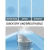 image:imageMAGCOMSEN Mens Short Sleeve Dry Fit Shirts Workout Gym Mesh Shirt Athletic Running Lightweight Performance TshirtSkyblue
