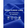 image:imageMAGCOMSEN Quarter Zip Pullover Women Fleece Shirt Thermal Long Sleeve Athletic Running Tops Thumb HoleColoured Blue