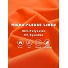 image:imageMAGCOMSEN Quarter Zip Pullover Women Fleece Shirt Thermal Long Sleeve Athletic Running Tops Thumb HoleOrange