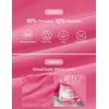 image:imageMAGCOMSEN Womens High Waisted Running Shorts 25 Quick Dry Athletic Workout Flowy Ruffle Shorts with Liner Zip PocketsHot Pink