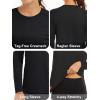 image:imageMAGCOMSEN Womens Long Sleeve Shirts UPF 50 Sun Protection Quick Dry Swim Shirt for Rash Guard Fishing Workout 2 Pack2 Packblack black