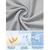 image:imageMAGCOMSEN Womens Long Sleeve Shirts UPF 50 Sun Protection Quick Dry Swim Shirt for Rash Guard Fishing Workout 2 Pack2 Packblack lgray