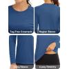 image:imageMAGCOMSEN Womens Long Sleeve Shirts UPF 50 Sun Protection Quick Dry Swim Shirt for Rash Guard Fishing Workout 2 Pack2 Packnavy bgrey