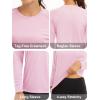 image:imageMAGCOMSEN Womens Long Sleeve Shirts UPF 50 Sun Protection Quick Dry Swim Shirt for Rash Guard Fishing Workout 2 Pack2 Packwhite light Pink
