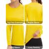 image:imageMAGCOMSEN Womens Long Sleeve Shirts UPF 50 Sun Protection Quick Dry Swim Shirt for Rash Guard Fishing Workout 2 Pack2 Packyellow fluorescent Orange