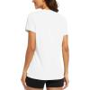 image:imageMAGCOMSEN Womens Workout Tops Short Sleeve Shirts UPF 50 Quick Dry Athletic Sun Protection Rash Guard for Women01white