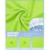 image:imageMAGCOMSEN Womens Workout Tops Short Sleeve Shirts UPF 50 Quick Dry Athletic Sun Protection Rash Guard for Women02fluorescent Green