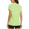 image:imageMAGCOMSEN Womens Workout Tops Short Sleeve Shirts UPF 50 Quick Dry Athletic Sun Protection Rash Guard for WomenLight Green