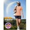 image:imageMAGCOMSEN Womens Workout Tops Short Sleeve UPF 50 Athletic Shirts Quick Dry VNeck TShirt Moisture Wicking Gym TeeApricot