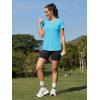 image:imageMAGCOMSEN Womens Workout Tops Short Sleeve UPF 50 Athletic Shirts Quick Dry VNeck TShirt Moisture Wicking Gym TeeIce Blue