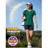 image:imageMAGCOMSEN Womens Workout Tops Short Sleeve UPF 50 Athletic Shirts Quick Dry VNeck TShirt Moisture Wicking Gym TeeJade Green