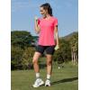 image:imageMAGCOMSEN Womens Workout Tops Short Sleeve UPF 50 Athletic Shirts Quick Dry VNeck TShirt Moisture Wicking Gym TeeRose
