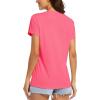image:imageMAGCOMSEN Womens Workout Tops Short Sleeve UPF 50 Athletic Shirts Quick Dry VNeck TShirt Moisture Wicking Gym TeeRose