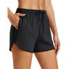 image:imageMAGOCOMSEN Womens Running Athletic Shorts with Pockets 35 Quick Dry Lightweight Workout Gym Shorts Sport CasualBlackblack