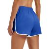 image:imageMAGOCOMSEN Womens Running Athletic Shorts with Pockets 35 Quick Dry Lightweight Workout Gym Shorts Sport CasualBlue