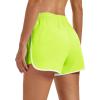 image:imageMAGOCOMSEN Womens Running Athletic Shorts with Pockets 35 Quick Dry Lightweight Workout Gym Shorts Sport CasualNeon Green