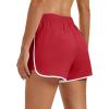image:imageMAGOCOMSEN Womens Running Athletic Shorts with Pockets 35 Quick Dry Lightweight Workout Gym Shorts Sport CasualRed