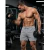 image:imageMAGCOMSEN Mens 5 Athletic Running Shorts Mesh Quick Dry Lightweight Linerless Gym Workout Shorts with Zipper PocketsMedium Grey
