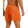 image:imageMAGCOMSEN Mens 5 Athletic Running Shorts Mesh Quick Dry Lightweight Linerless Gym Workout Shorts with Zipper PocketsOrange