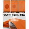 image:imageMAGCOMSEN Mens 5 Athletic Running Shorts Mesh Quick Dry Lightweight Linerless Gym Workout Shorts with Zipper PocketsOrange