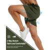 image:imageMAGCOMSEN Mens 5 Athletic Running Shorts Quick Dry Lightweight Linerless Mesh Workout Gym Active Shorts with PocketsArmy Green