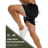 image:imageMAGCOMSEN Mens 5 Athletic Running Shorts Quick Dry Lightweight Linerless Mesh Workout Gym Active Shorts with PocketsBlack