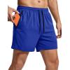 image:imageMAGCOMSEN Mens 5 Athletic Running Shorts Quick Dry Lightweight Linerless Mesh Workout Gym Active Shorts with PocketsColor Blue