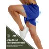image:imageMAGCOMSEN Mens 5 Athletic Running Shorts Quick Dry Lightweight Linerless Mesh Workout Gym Active Shorts with PocketsColor Blue