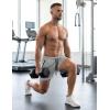 image:imageMAGCOMSEN Mens 5 Athletic Running Shorts Quick Dry Lightweight Linerless Mesh Workout Gym Active Shorts with PocketsLight Grey
