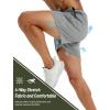 image:imageMAGCOMSEN Mens 5 Athletic Running Shorts Quick Dry Lightweight Linerless Mesh Workout Gym Active Shorts with PocketsLight Grey