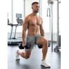 image:imageMAGCOMSEN Mens 5 Athletic Running Shorts Quick Dry Lightweight Linerless Mesh Workout Gym Active Shorts with PocketsMedium Grey