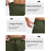 image:imageMAGCOMSEN Mens 7 Athletic Running Shorts Quick Dry Lightweight Mesh Basketball Workout Shorts with Zipper PocketsArmy Green