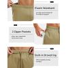 image:imageMAGCOMSEN Mens 7 Athletic Running Shorts Quick Dry Lightweight Mesh Basketball Workout Shorts with Zipper PocketsKhaki