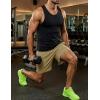 image:imageMAGCOMSEN Mens 7 Athletic Running Shorts Quick Dry Lightweight Mesh Basketball Workout Shorts with Zipper PocketsKhaki