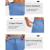 image:imageMAGCOMSEN Mens 7 Athletic Running Shorts Quick Dry Lightweight Mesh Basketball Workout Shorts with Zipper PocketsLight Blue