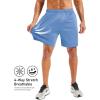 image:imageMAGCOMSEN Mens 7 Athletic Running Shorts Quick Dry Lightweight Mesh Basketball Workout Shorts with Zipper PocketsLight Blue