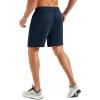 image:imageMAGCOMSEN Mens 7 Athletic Running Shorts Quick Dry Lightweight Mesh Basketball Workout Shorts with Zipper PocketsNavy