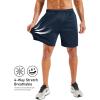 image:imageMAGCOMSEN Mens 7 Athletic Running Shorts Quick Dry Lightweight Mesh Basketball Workout Shorts with Zipper PocketsNavy