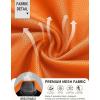 image:imageMAGCOMSEN Mens 7 Athletic Running Shorts Quick Dry Lightweight Mesh Basketball Workout Shorts with Zipper PocketsOrange