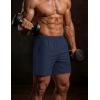 image:imageMAGCOMSEN Mens Athletic Shorts 5 Quick Dry Lightweight Linerless Gym Workout Hiking Shorts with Zipper PocketsNavy