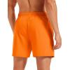 image:imageMAGCOMSEN Mens Athletic Shorts 5 Quick Dry Lightweight Linerless Gym Workout Hiking Shorts with Zipper PocketsOrange