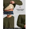 image:imageMAGCOMSEN Mens Crewneck Sweatshirt Sherpa Lined Casual Fleece Pullover Thermal Winter Warm Heavyweight Cotton SweatShirtsArmy Green